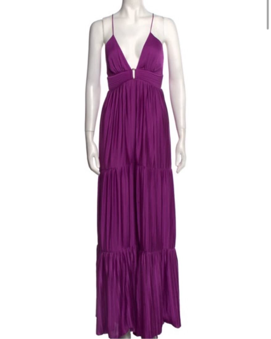 BA&SH Purple Wasta Dress - Image 2