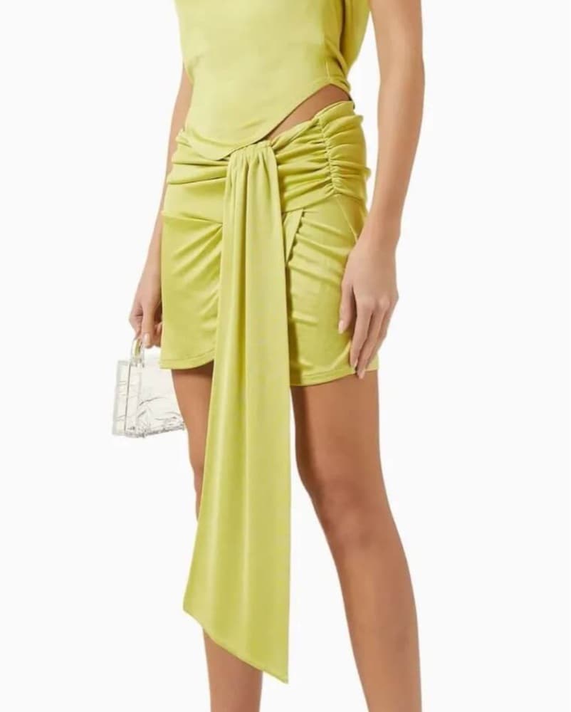 Asta Resort Green Mini Skirt - xs - Image 2