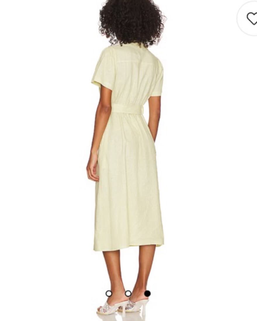 Camp Collar Linen Shirt Dress  - Image 2