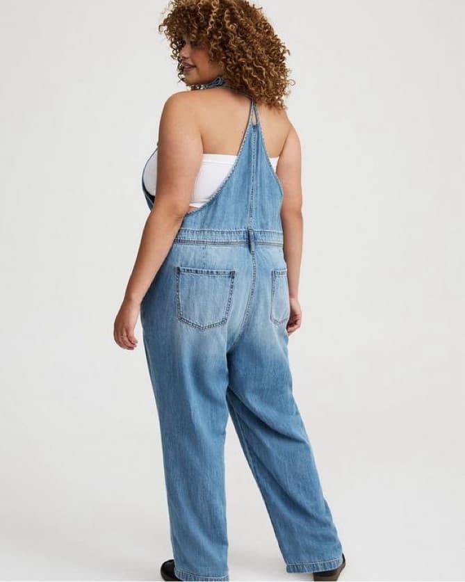 Torrid Button Front Overalls - Image 5