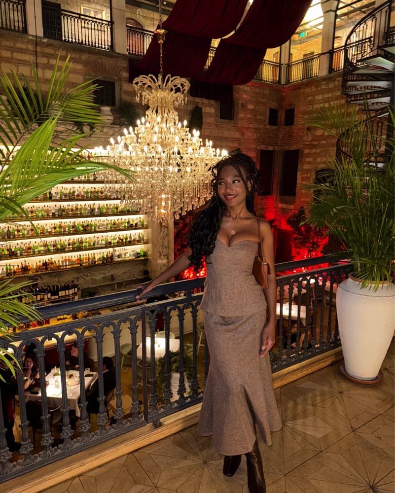 Camila Cohelho Herringbone Taupe Set - Image 2
