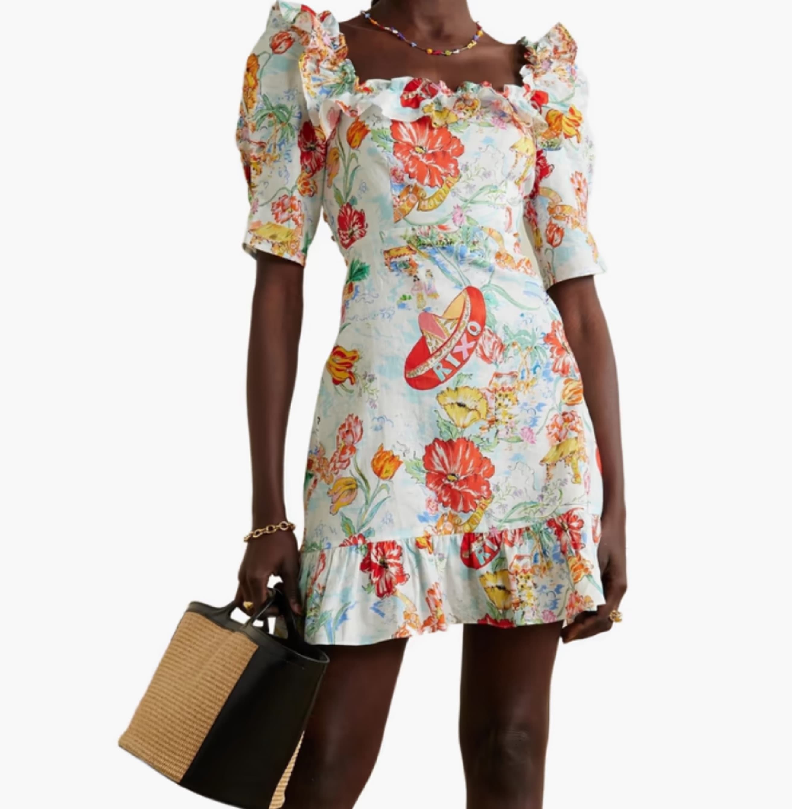 Rixo Camille Mini Dress - Image 1