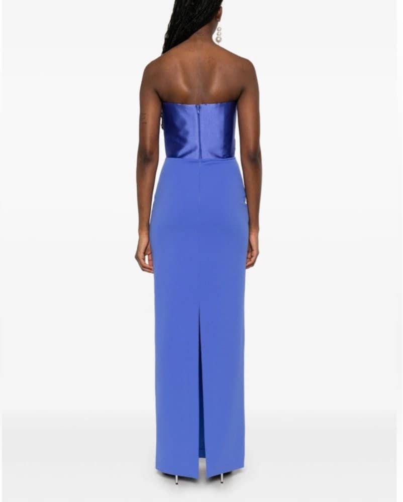 Solace London Afra Strapless Maxi Dress - Image 3