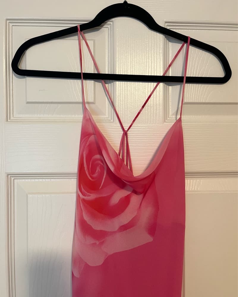Mango Flower Print Maxi Dress - Image 3