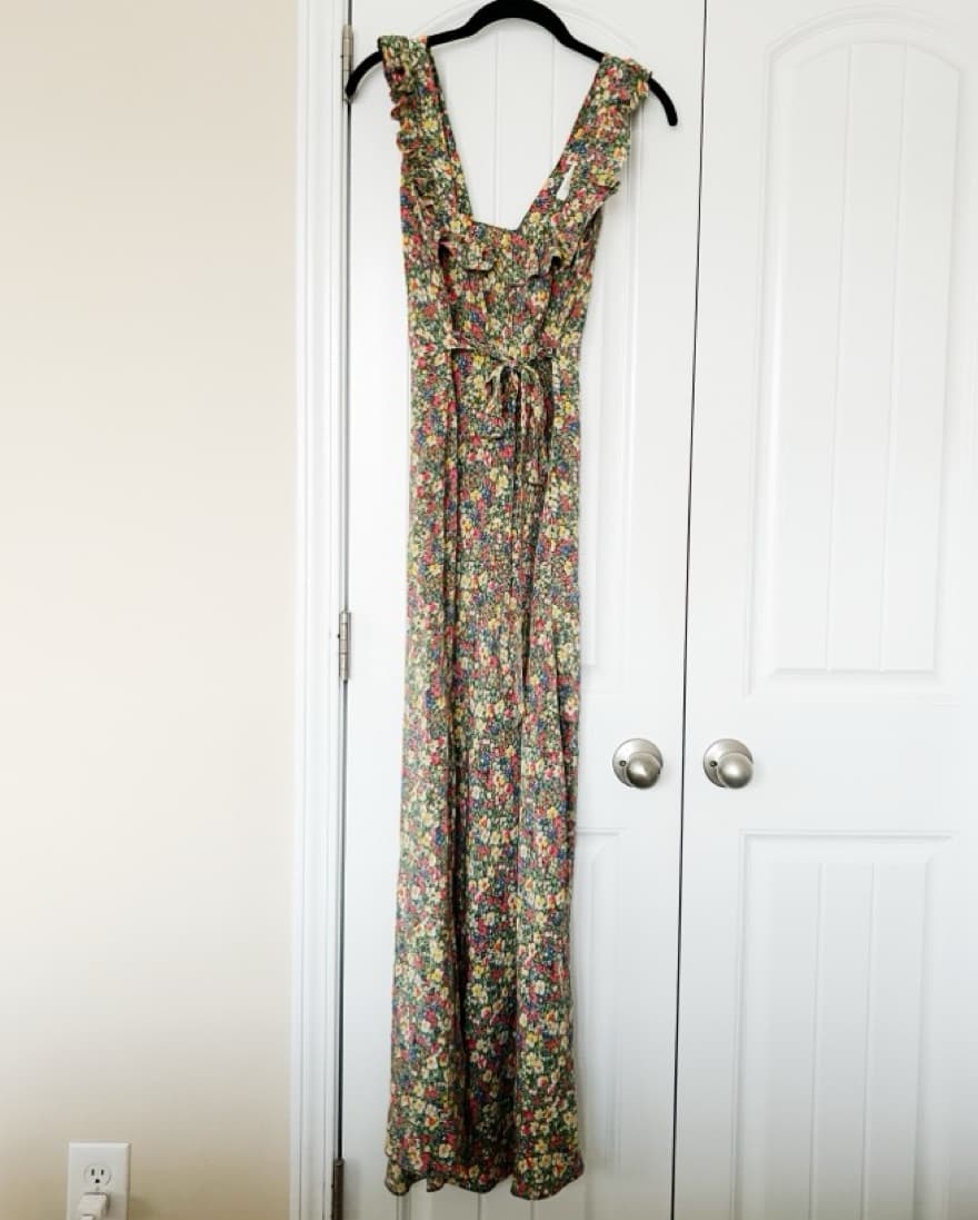 Doen Cascade Silk Floral Maxi Dress - Image 3