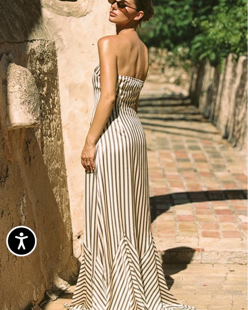 Pretty Little Thing Stripe Dress - Image 2