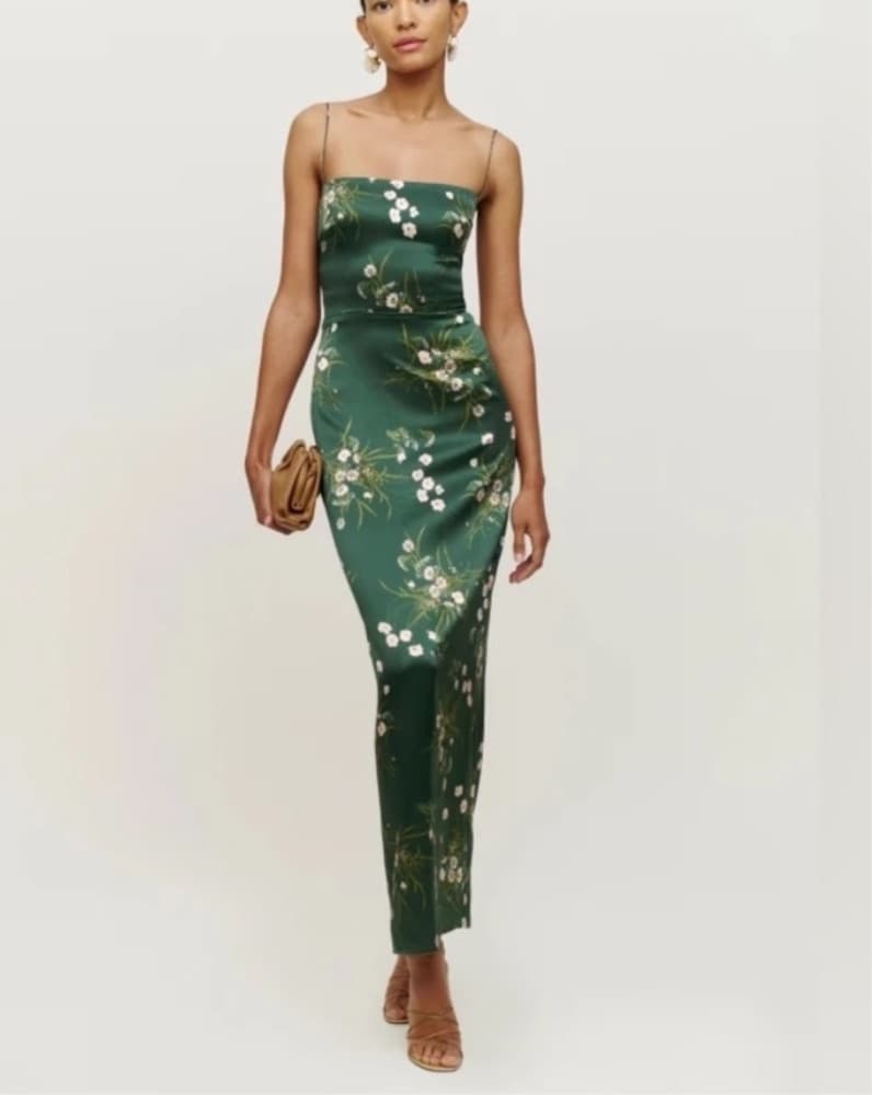 Reformation Frankie Silk Dress - Image 1