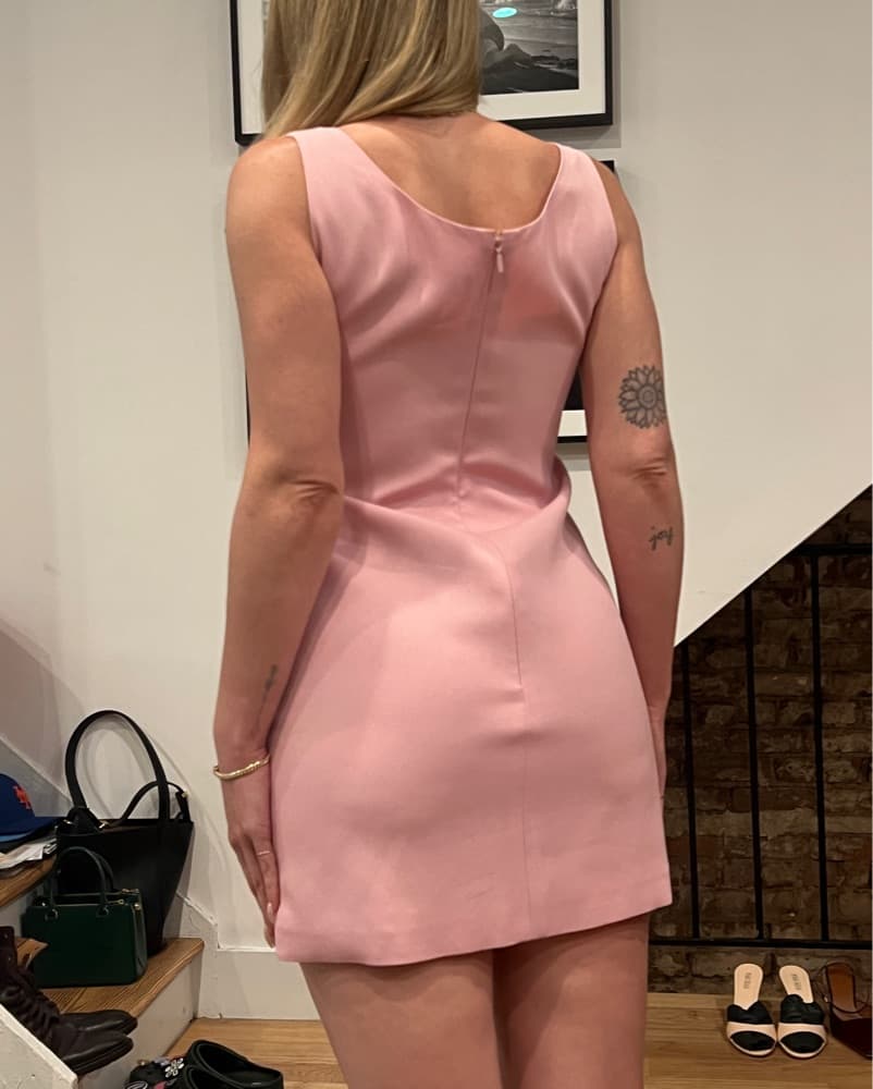 Vintage Versace Pink Shift Dress  - Image 5