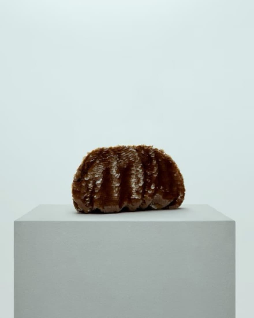 Mango Sequin Clutch Bag - Image 2