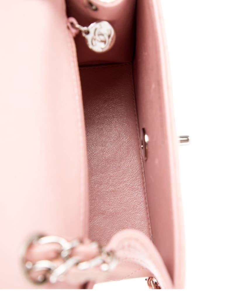 Chanel Pink Mini Flap Bag - Image 6