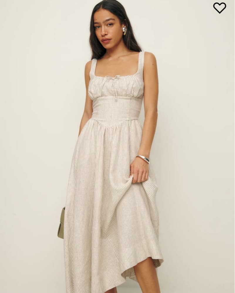 Reformation Balia Linen Dress - Image 1