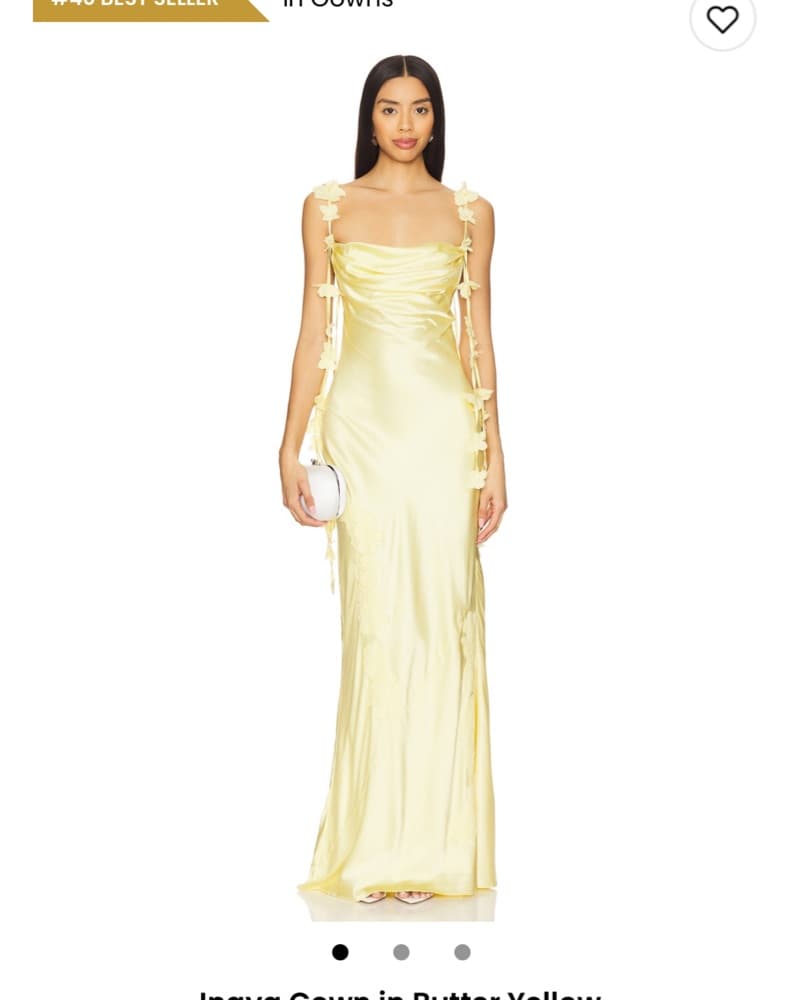 NBD Butter Yellow Formal Dress  - Image 2