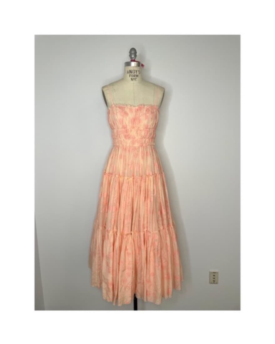 AJE Apricot Midi Cocktail Dress  - Image 2