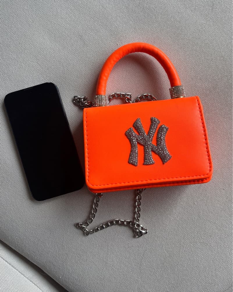 Orange NY Mini purse - Image 5
