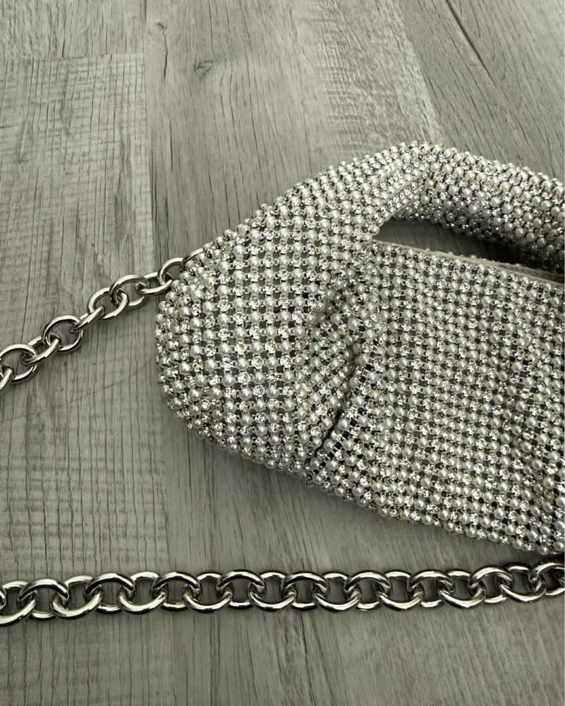 Glamorous Rhinestone Clutch Purse - Image 3