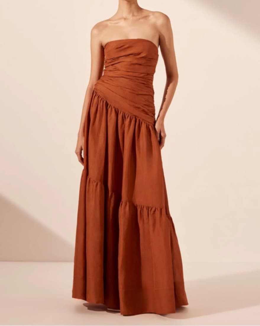 Shona Joy Celeste Strapless Dress - Image 1