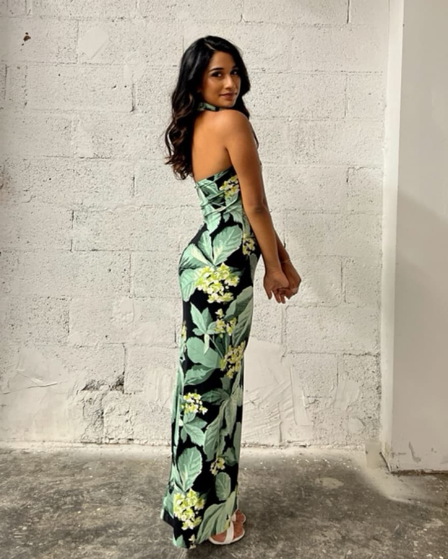 Norma Kamali Floral Maxi Dress - Image 1