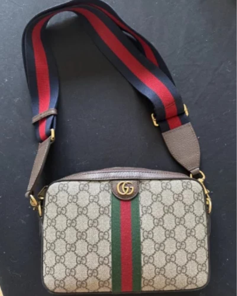 Iconic Gucci GG Canvas Crossbody Bag - Image 1