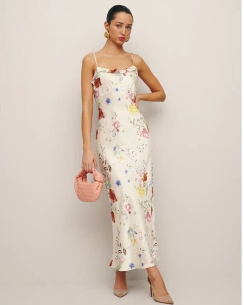 Reformation Aribella Maxi Dress In etude - Image 1