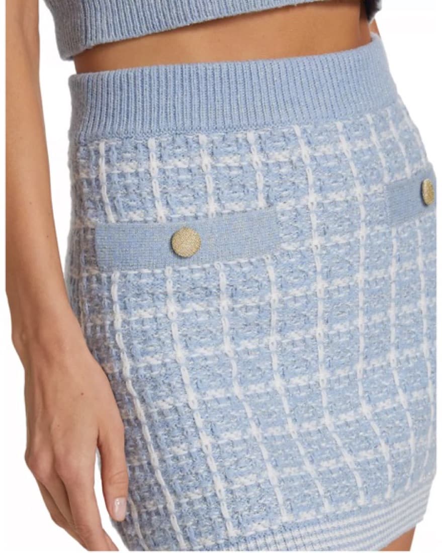 LoveShackFancy Tweed Skirt  - Image 3