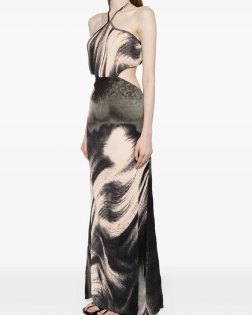 Simkhai Marble Print Maxi Dress - Image 2