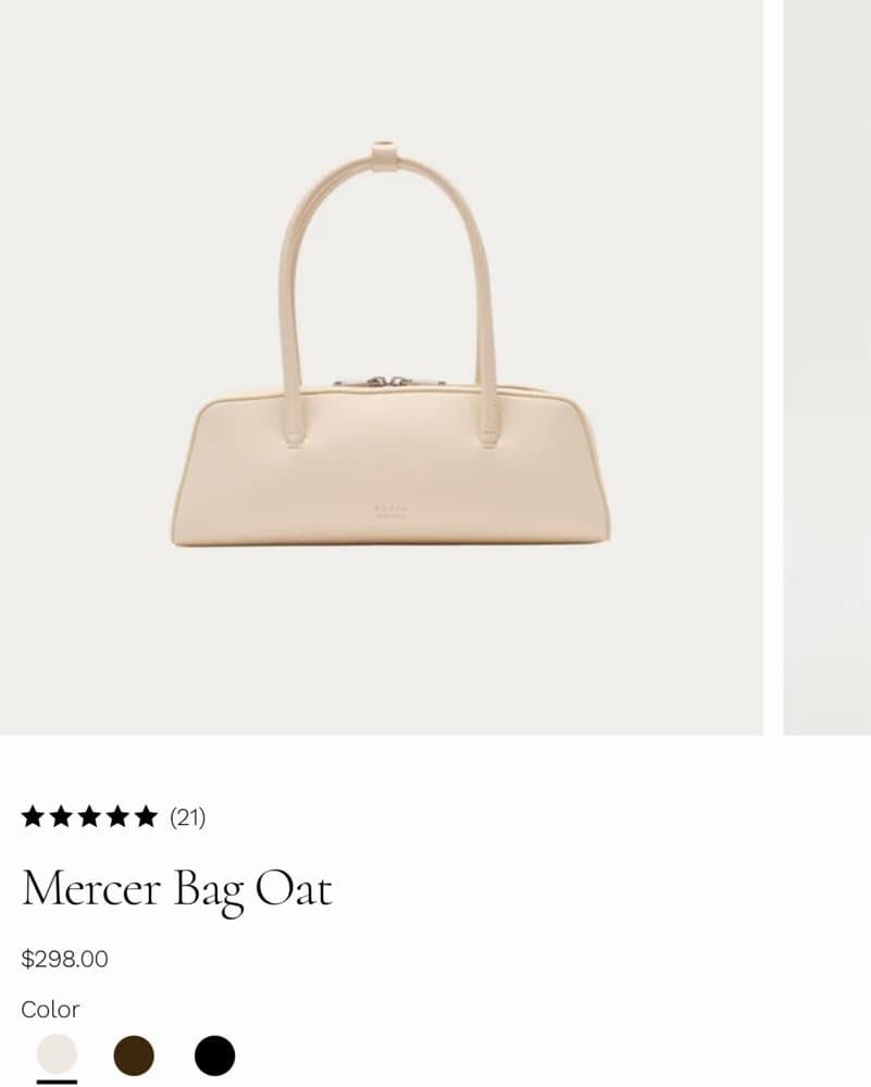 Freja Mercer Bag Oat - Image 1