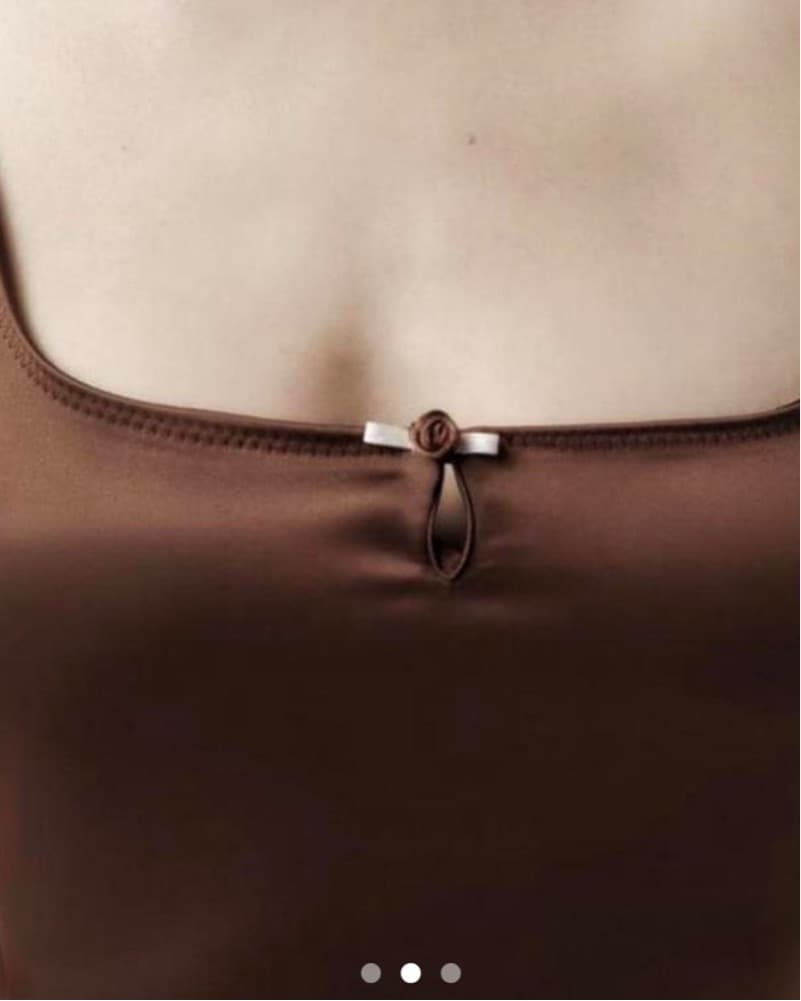 Zara Sultry Satin Slip Dress - Image 3
