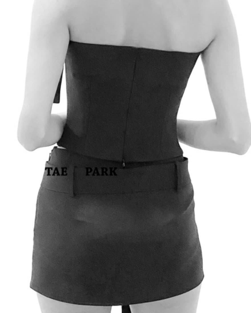 Tae Park Strapless Belt Top + Skort - Image 4