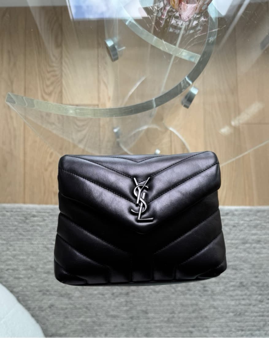 Saint Laurent Mini Loulou Matelassé Lea - Image 1
