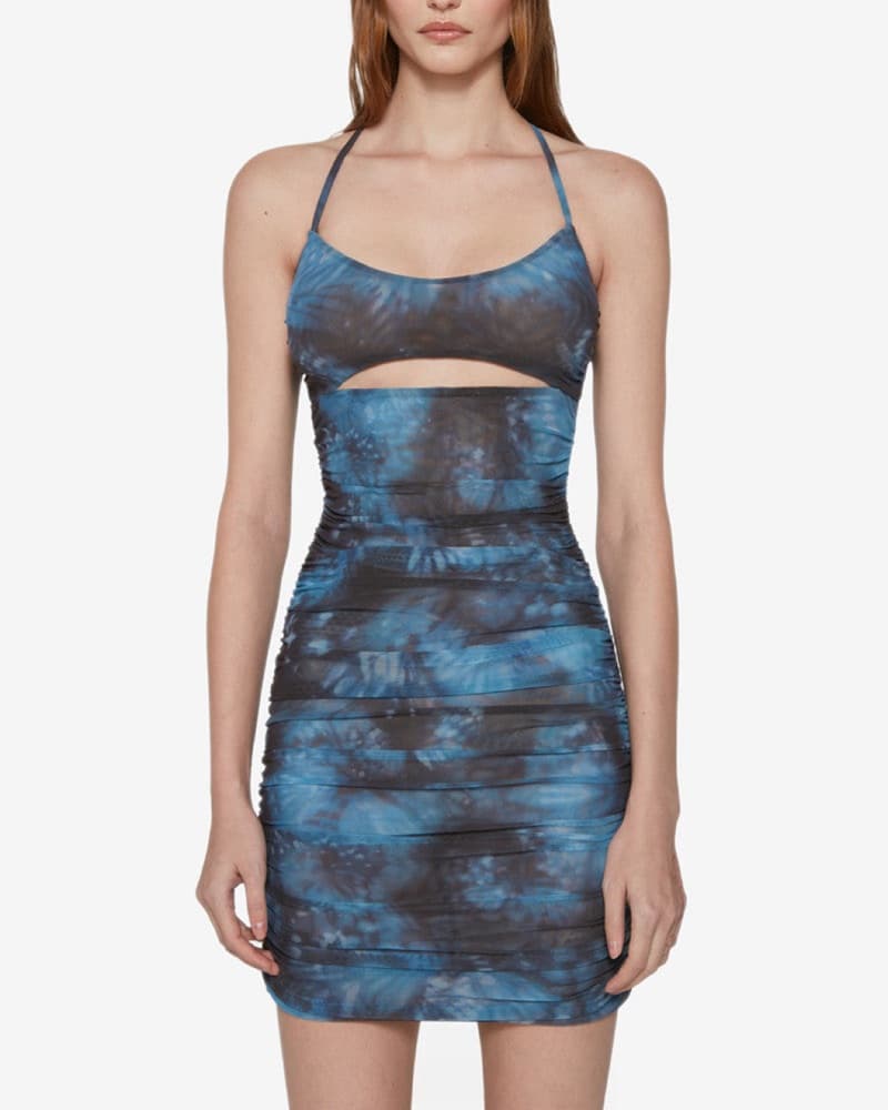 Blue Butterfly Minidress - Image 2