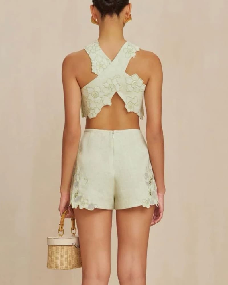 Cult Gaia Zuria & Matias Linen Set - Image 3