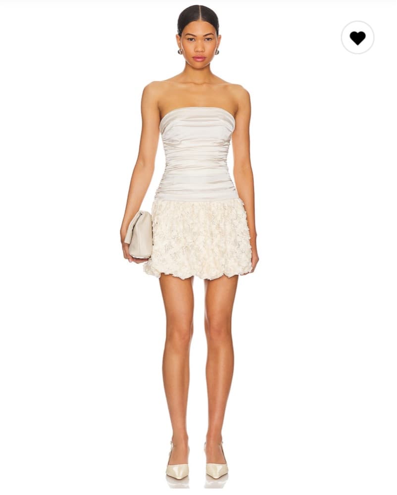 Majorelle illeisha mini dress ivory - Image 2