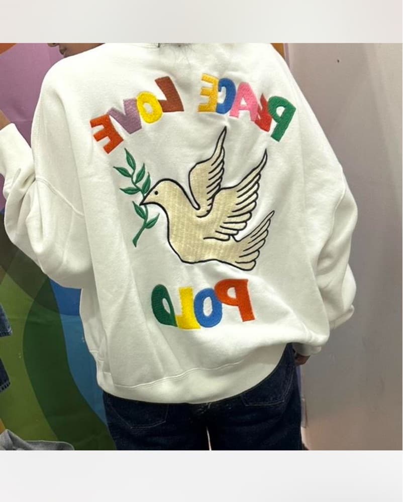 Ralph Lauren Peace Love Polo Crewneck - Image 5