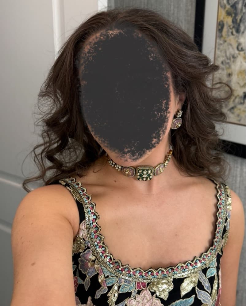 black lehenga - Image 4
