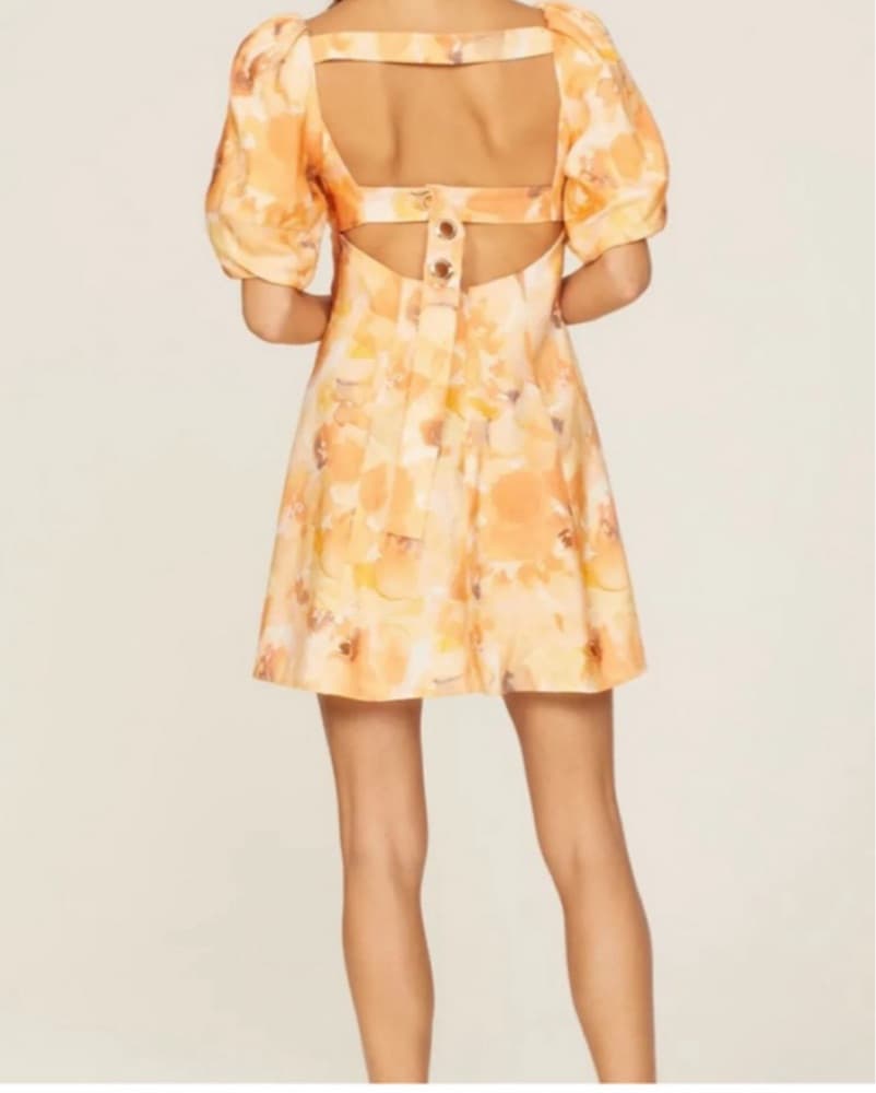Orange Flower Dress  - Image 2