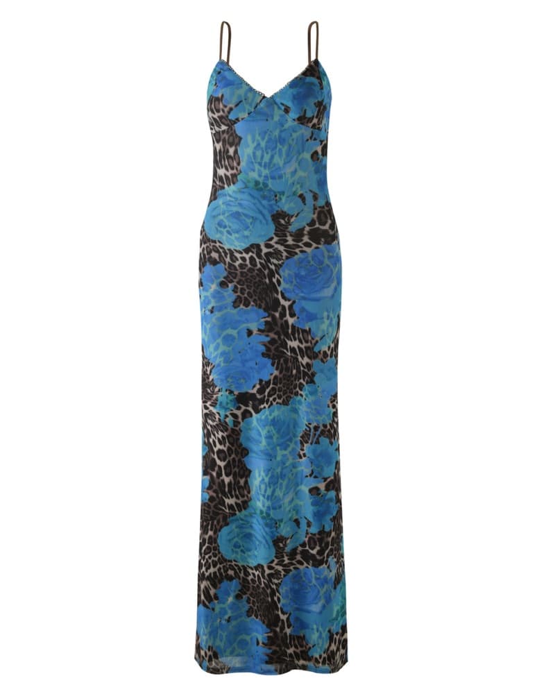 Tiger Mist Julianna Leopard Flower Dress - Image 5