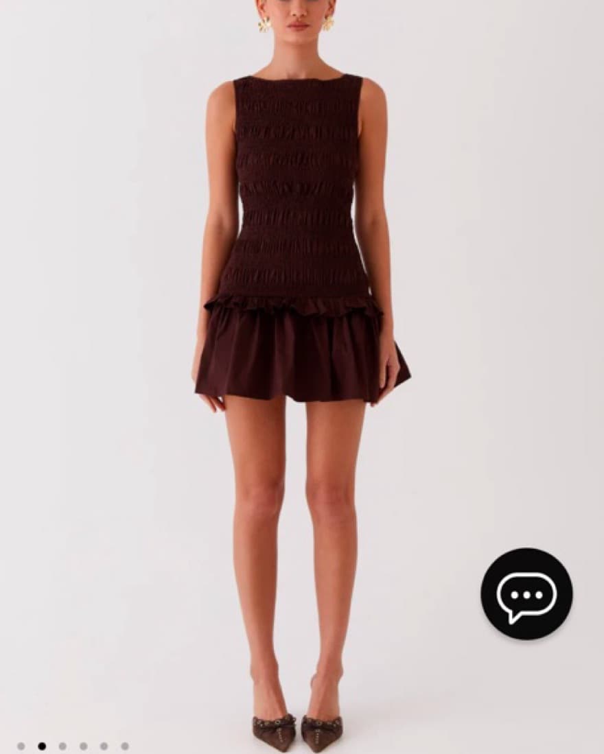 Peppermayo Garden Kisses Shirred Dress - Image 1