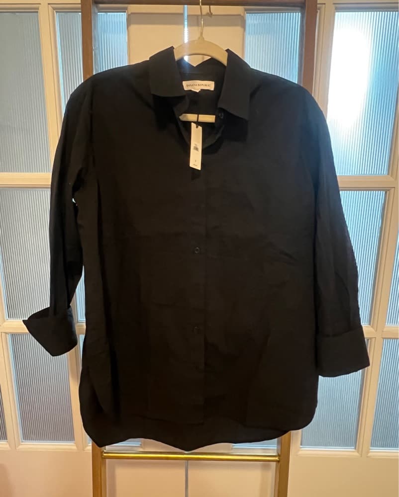 NWT Black Banana Republic Button Down - Image 1