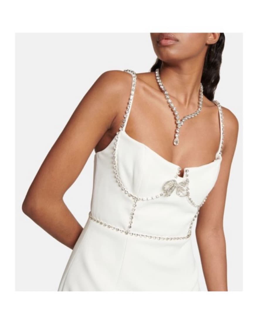Self-portrait White Mini Dress - Image 5