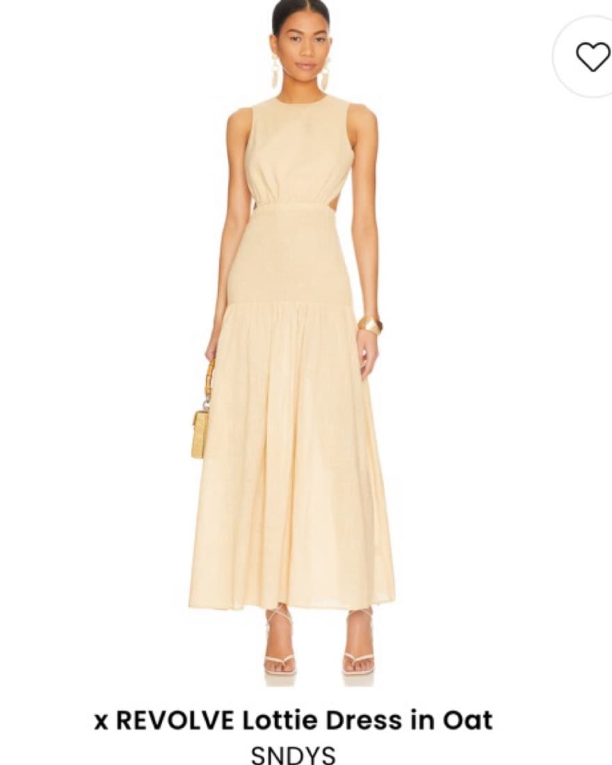 SNDYS Pale Yellow Sundress  - Image 1