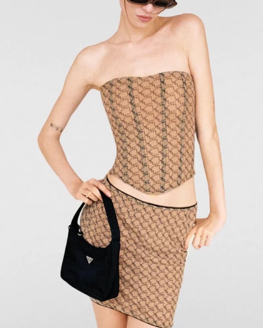 Miaou Peri Corset + Matching Skirt Set - Image 2