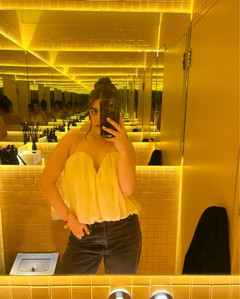 Reformation Butter Yellow Top - Image 2