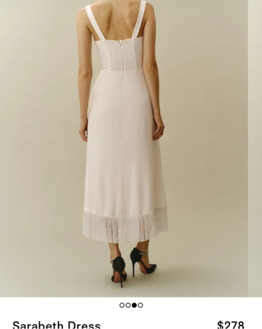 White Sarabeth Dress Reformation - Image 5