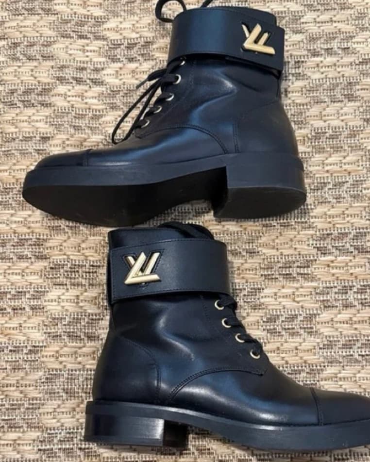Luxe Louis Vuitton Platform Boots - Image 1