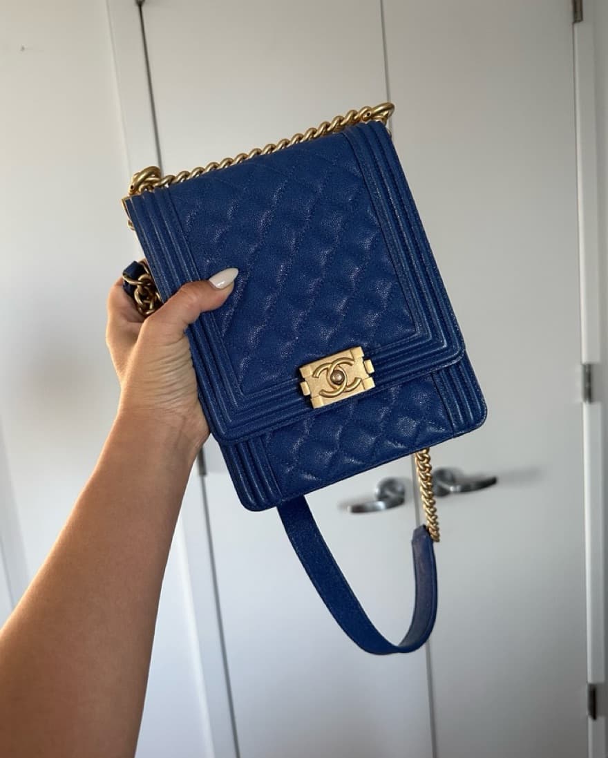 Blue Chanel Handbag  - Image 1