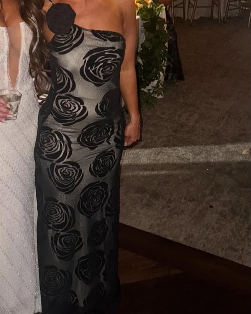 Black & Rose Gown  - Image 3