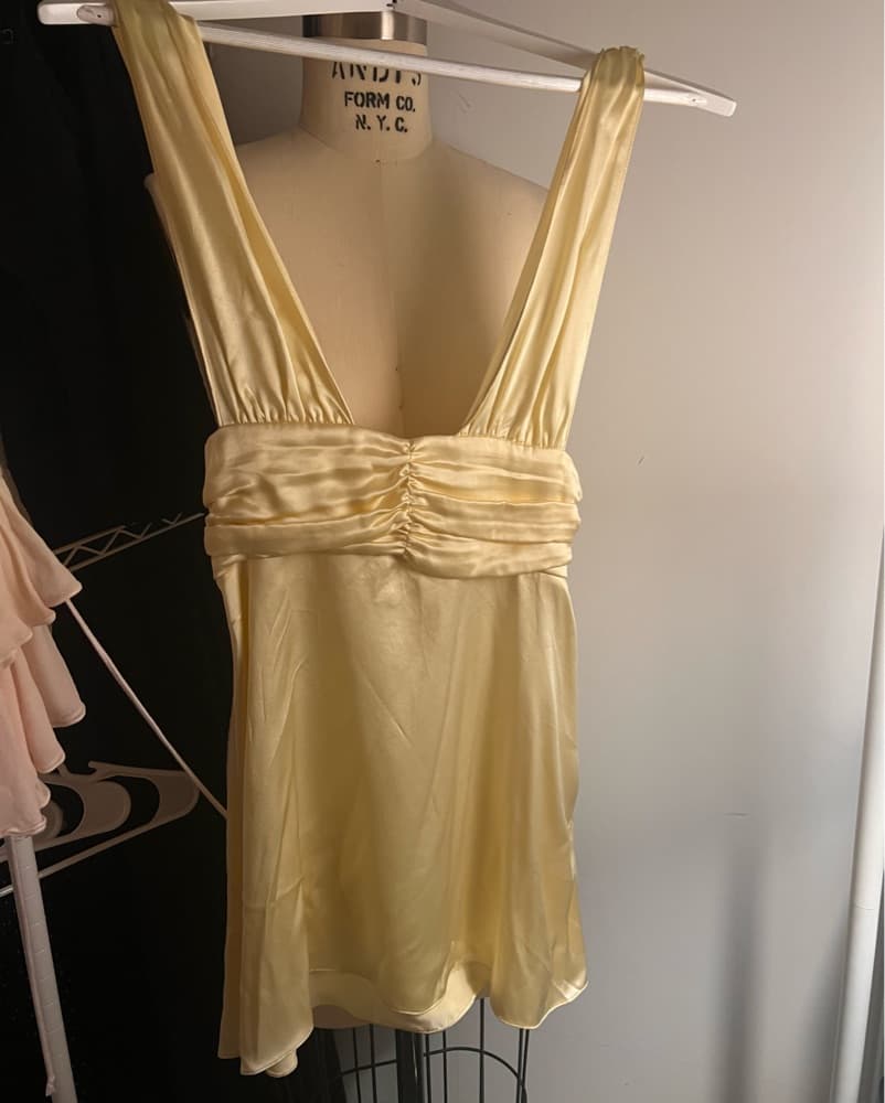 Butter Yellow Two Bodies Abby Dress - Image 1
