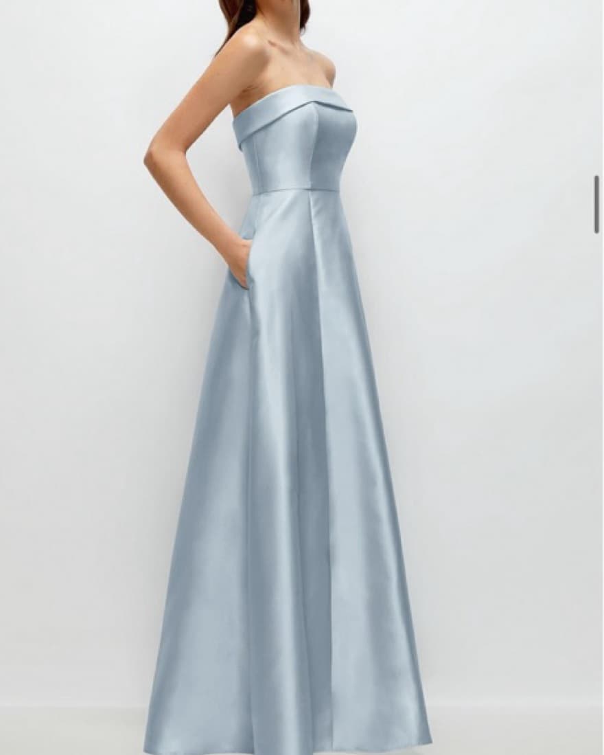 Bella Bridesmaid Dessy Mist Dress - Image 1