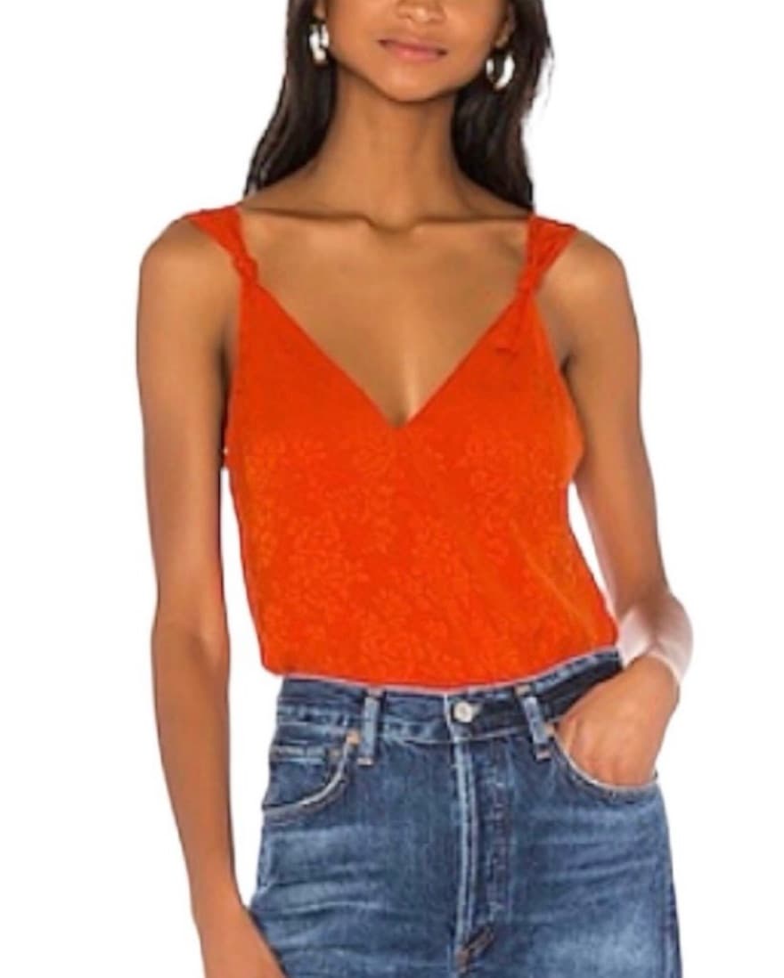 House of Harlow x Revolve Orange Tank M - Image 1