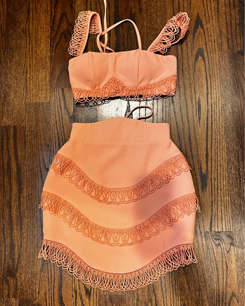 ANDREA IYAMAH - Rizo Set - Powder Peach - Image 4